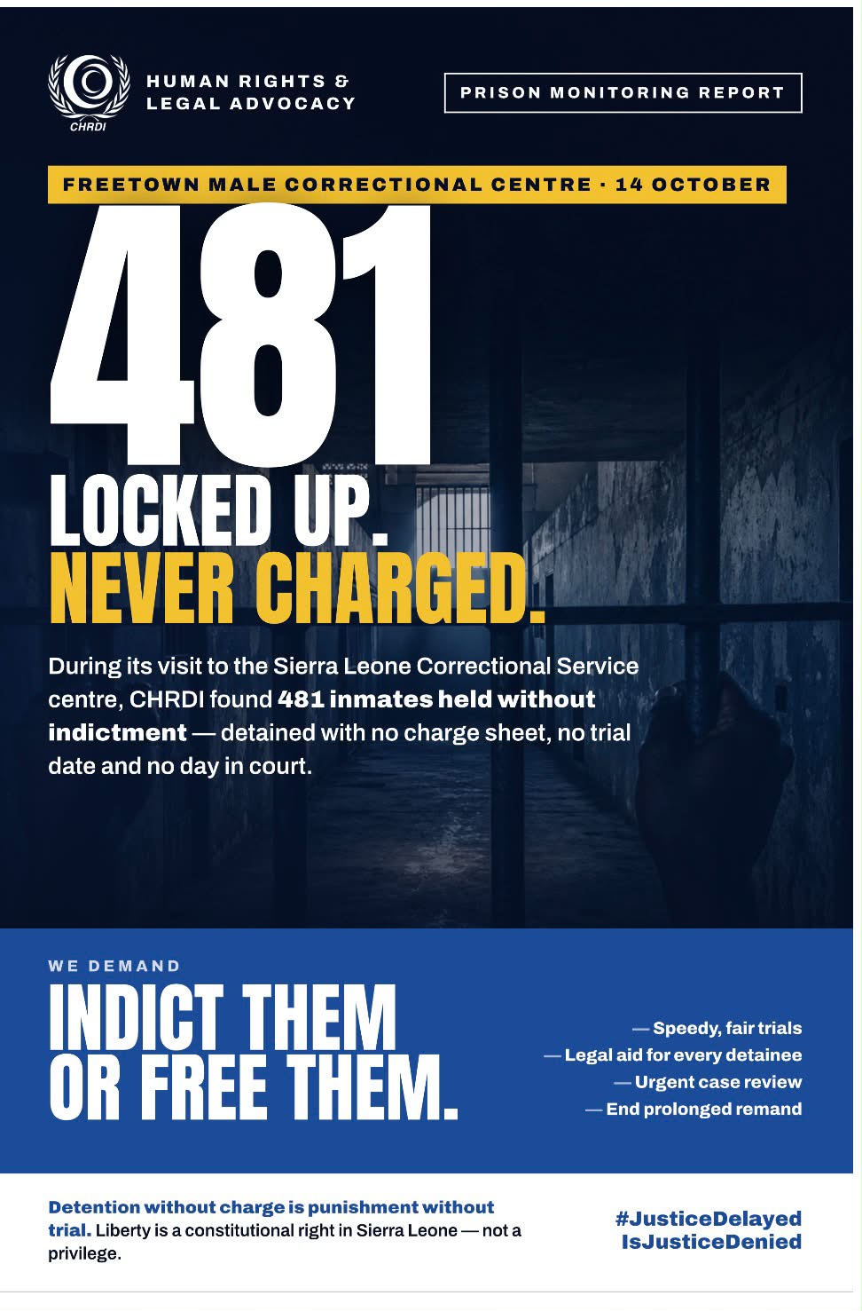 PRISON MONITORING REPORT: ARBITRARY DETENTION IN FREETOWN